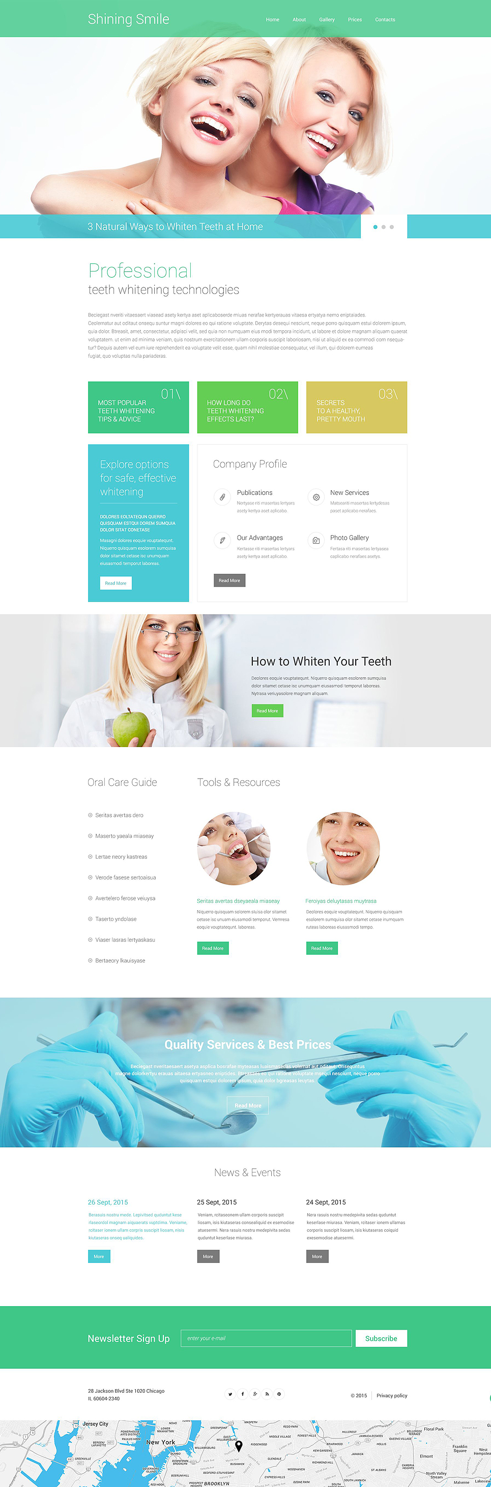 Dentistry Responsive Website Template New Screenshots BIG