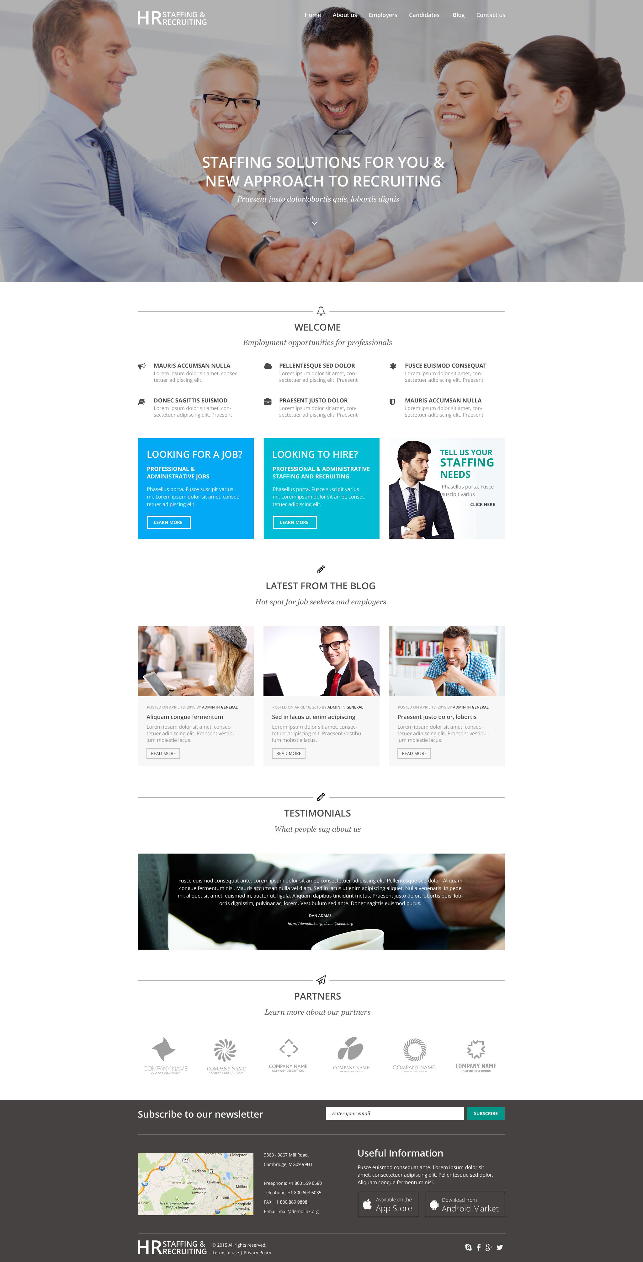 HR-werving WordPress-thema