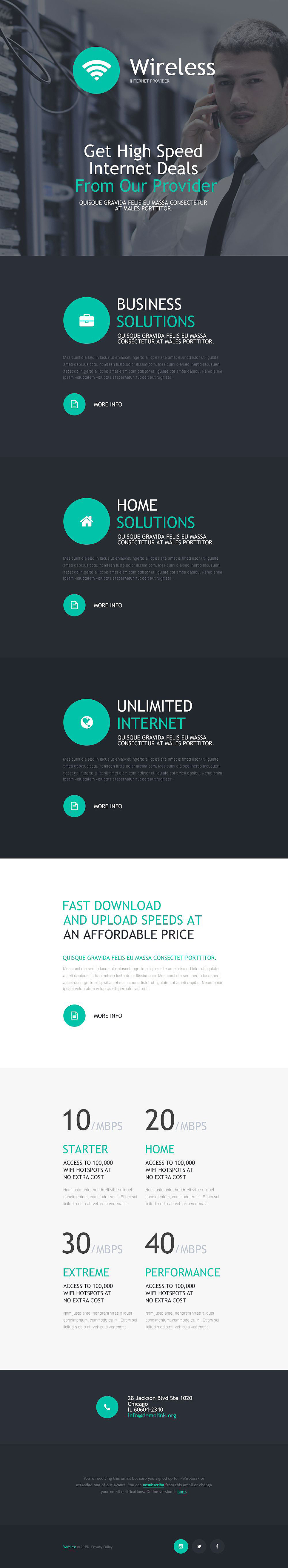 ISP Responsive Newsletter Template New Screenshots BIG