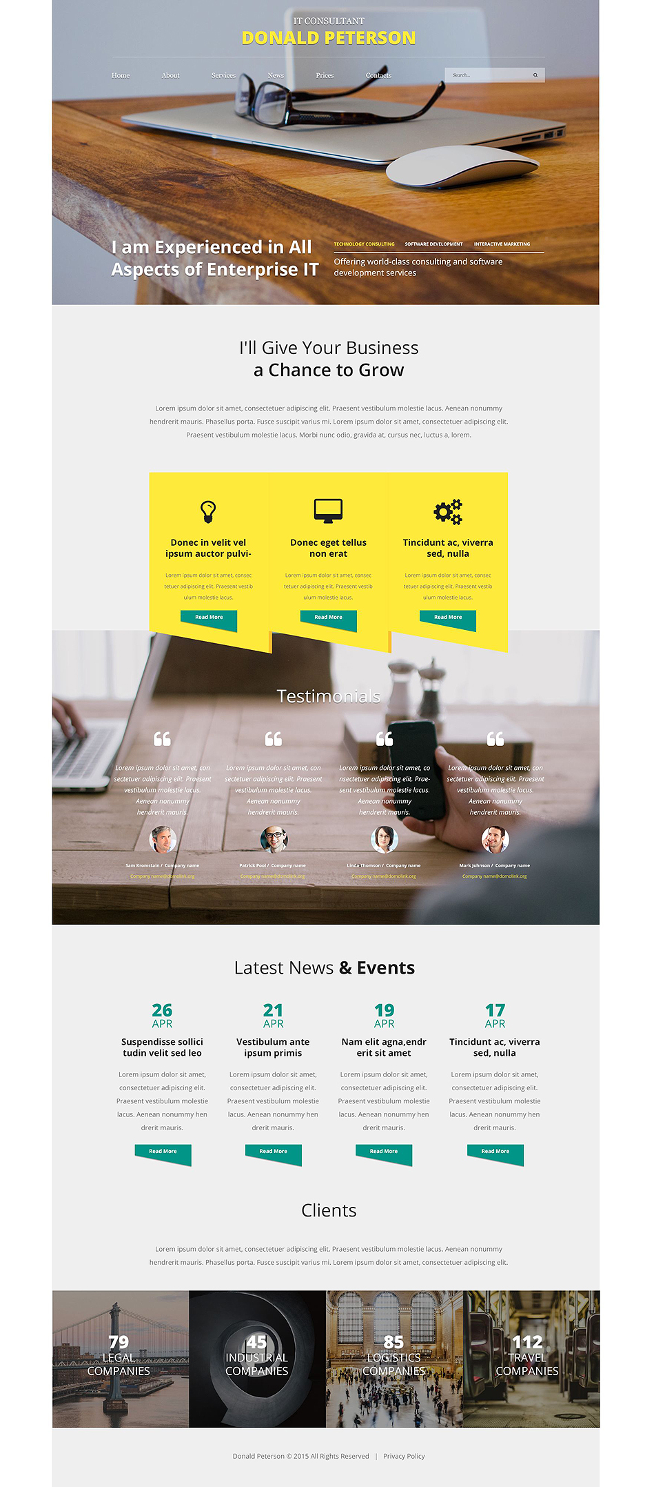 IT Guru Website Template New Screenshots BIG