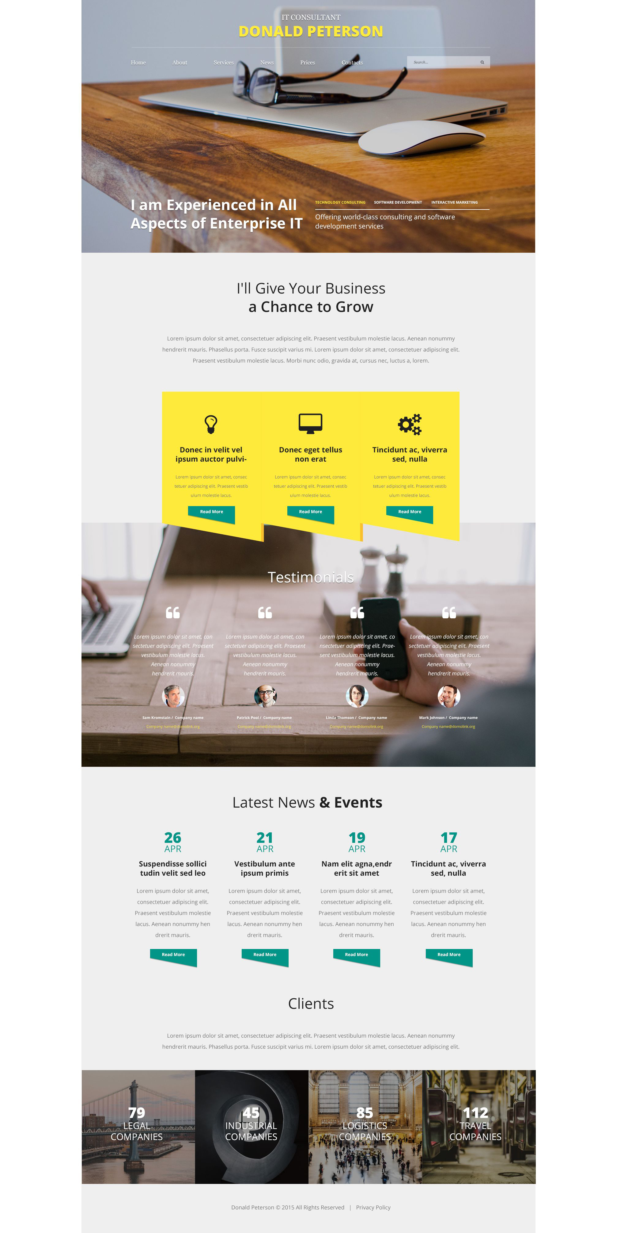 IT Consulting Web Template