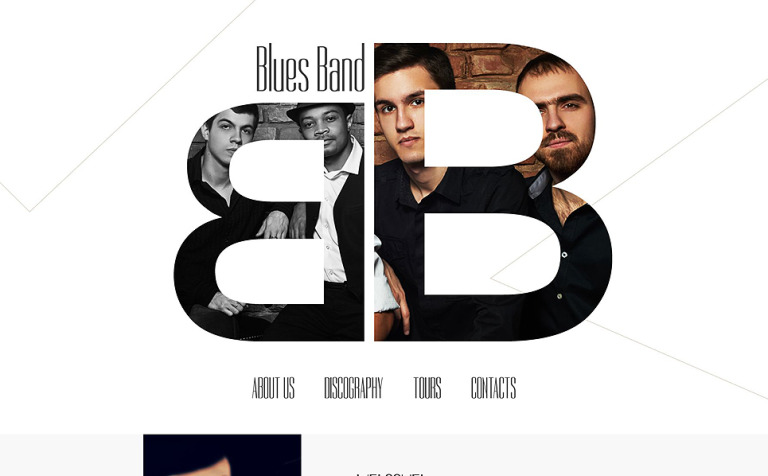Music Parallax Website Template Big Screenshot Music Website Template New Screenshots BIG