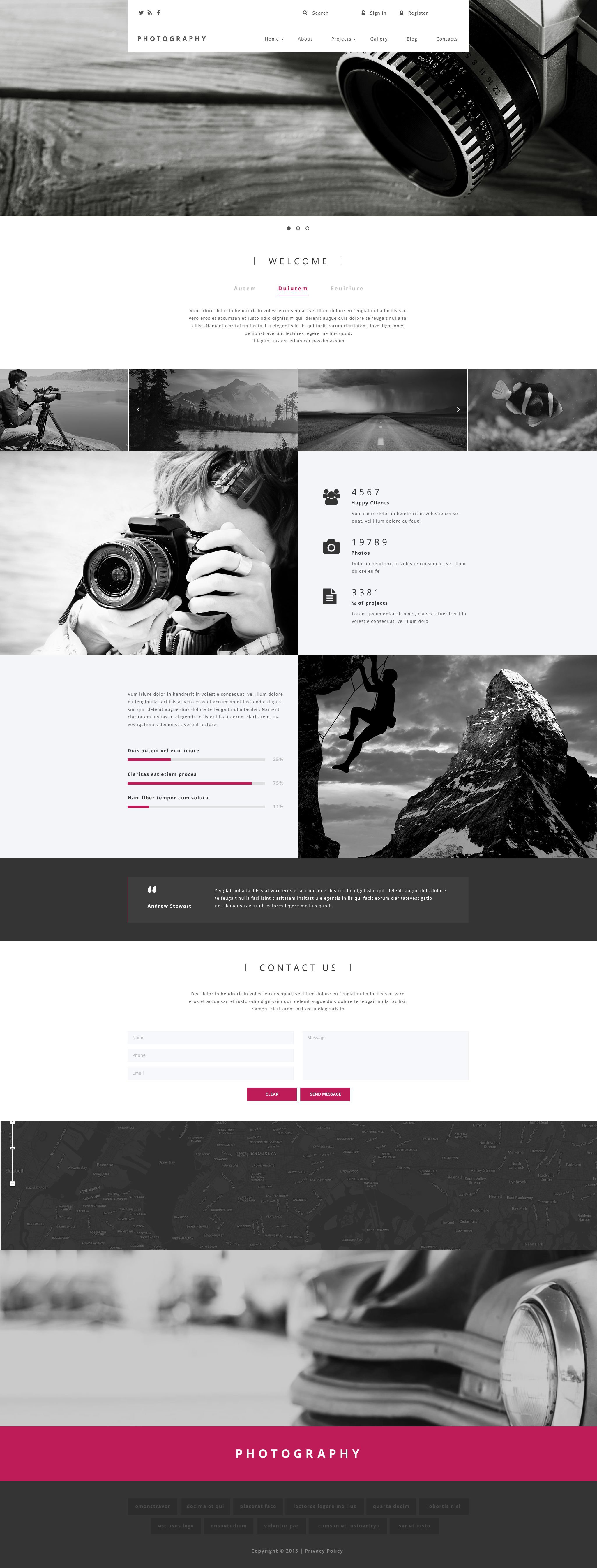 Plantilla Drupal "Photography" #55089 - captura de pantalla