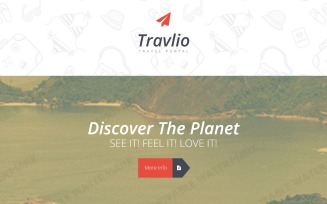 Travel Agency Responsive Landing Page Template