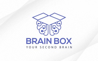 Artificial Brain Box Logo Design