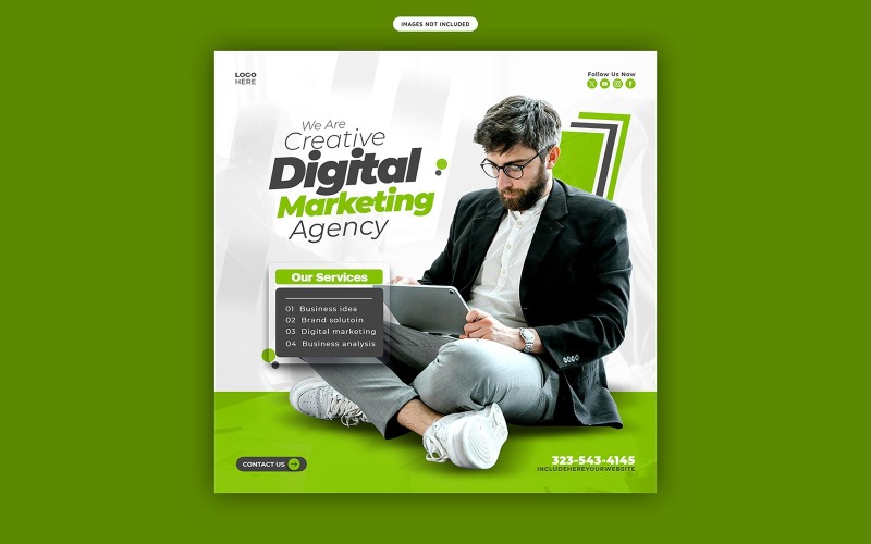 Business Marketing Campaign Social Media Template