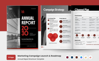 Creative Marketing Annual Report and Launch Brochure