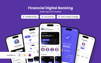 Credence - Secure Financial Mobile App UI Kit