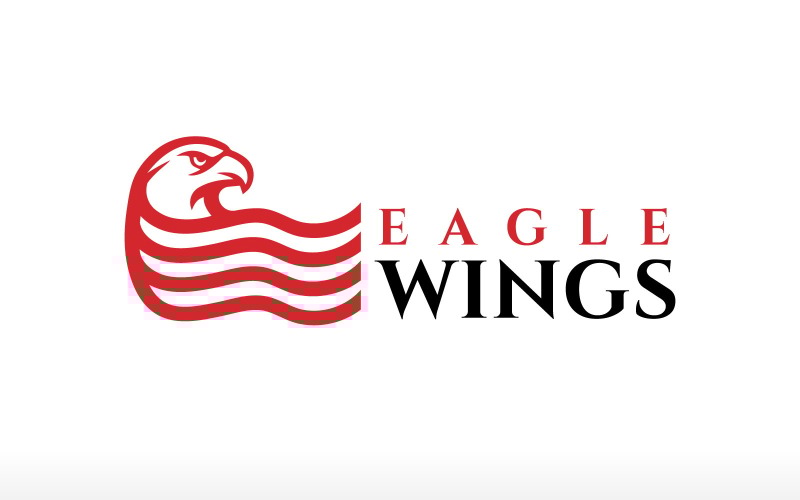 Eagle Wings Logo Design Freedom Logo Logo Template