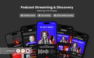 Echoz – Next-Gen Podcast Streaming UI Kit