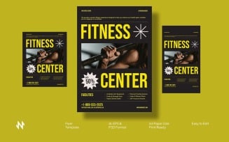 Fitness Center Flyer Template
