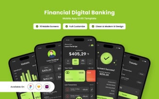 Fortuna - Modern Financial App UI for Mobile Banking