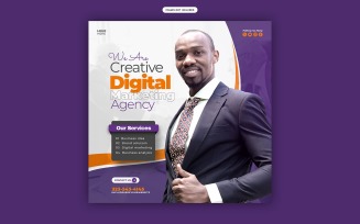 Growth Marketing Agency Social Media Template