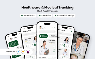 HealthMate - Healthcare & Medical Tracking Mobile App