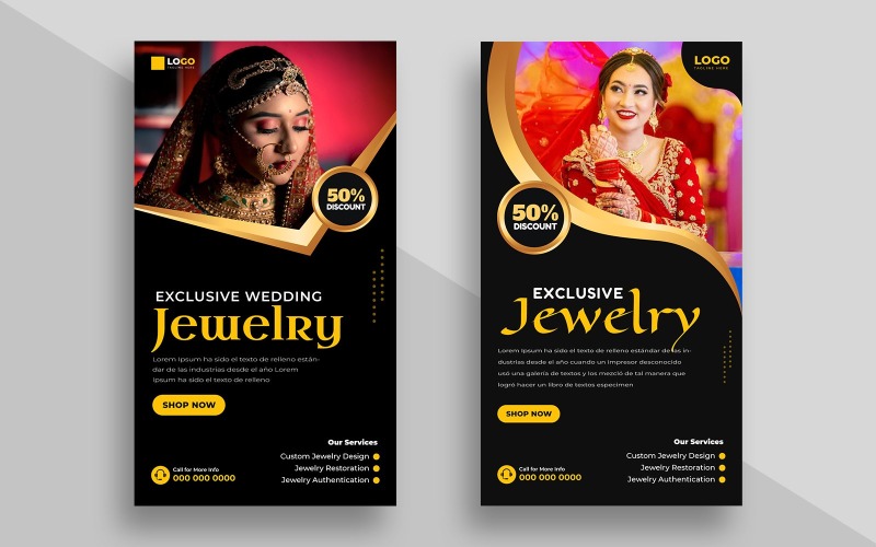 Jewelry Sale Social Media Story Template Ver-5