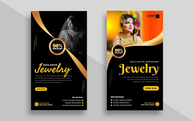 Jewelry Sale Social Media Story Template Ver-7