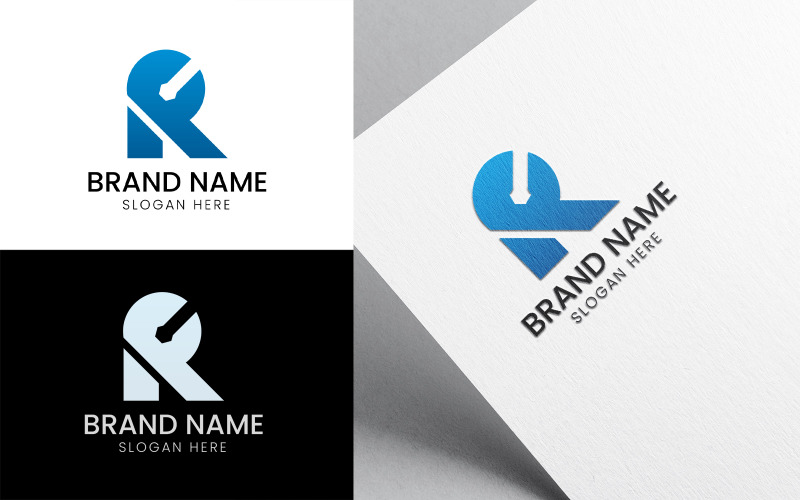 Letter R servicing & repair Logo-1001 Logo Template