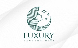 Luxury Women Logo Design Modern Aesthetic Beautiful Woman Logo