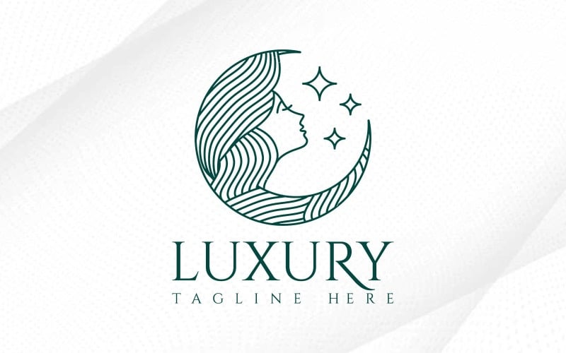 Luxury Women Logo Design Modern Aesthetic Beautiful Woman Logo Logo Template