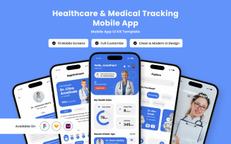 Medico - Healthcare & Medical Tracking Mobile App