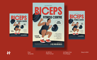 Modern Fitness Center Flyer