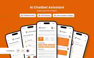 BuddyFun - AI Chatbot App UI Design Template