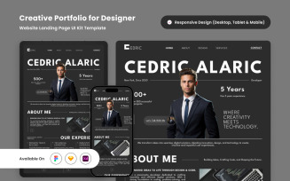 Cedric - Creative Portfolio Landing Page