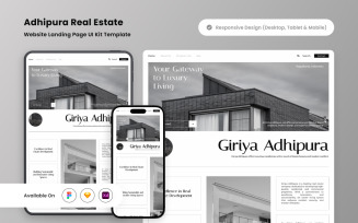 Giriya Adhipura - Real Estate Property Landing Page
