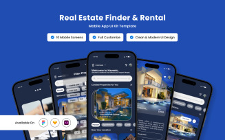 Havenic - Real Estate Finder & Rental Mobile App Design Template