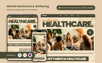 Holisty - Mental Health Landing Page