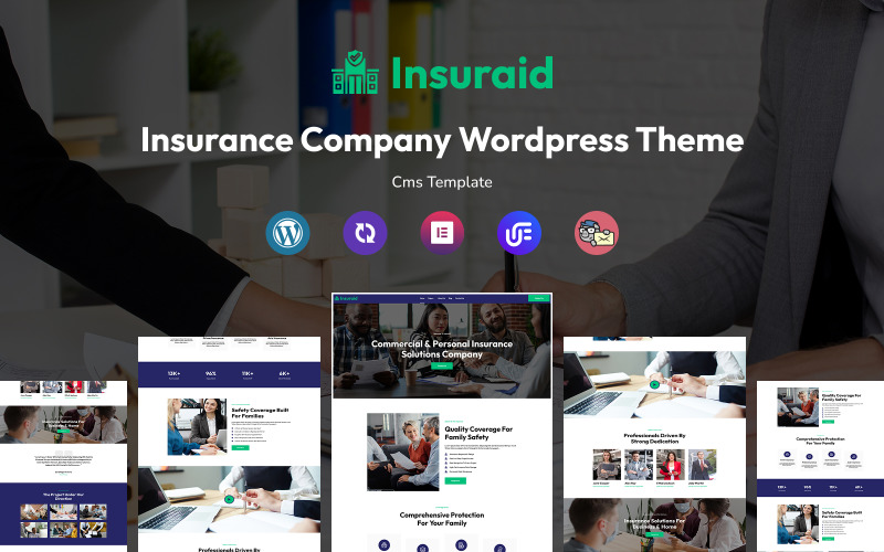 Insuraid - Insurance Company Multipurpose Responsive WordPress Theme