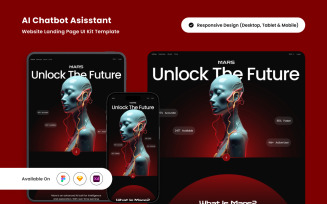 Mars - AI Chatbot Asisstant Landing Page