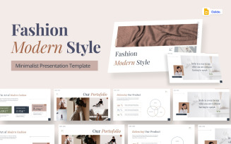 Modern Fashion Minimalist Google Slides