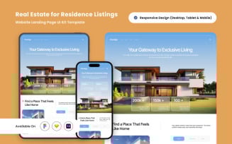 Prestige - Luxury Real Estate Landing Page