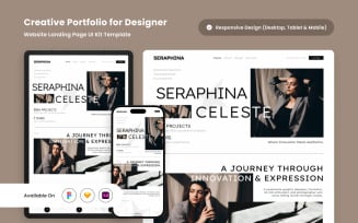 Seraphina - Creative Portfolio Landing Page