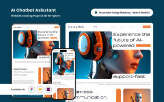 VetraBot - AI Chatbot Asisstant Landing Page