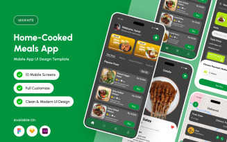 Jet Eats – Warm Food Ordering Mobile UI