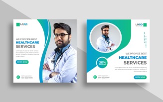Medical and Healthcare social media post Ver-1