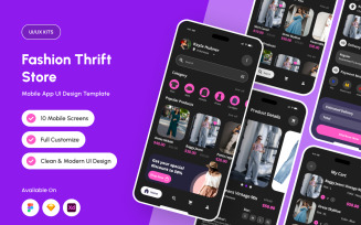 Prelova – Thrift Fashion Store UI Kit