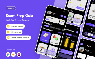 QPoint – Exam Learning App UI Kit