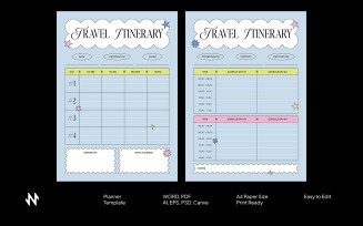 Soft Travel Planner Template