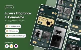 Vanguard - Luxury Fragrance E-Commerce App Design Template