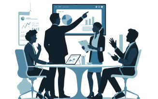 A business illustration vector