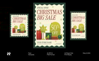 Christmas Big Sale Flyer Template