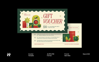 Christmas Gift Voucher Template