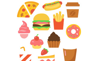 Delicious Food Vector Illustration