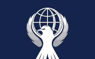 Eagle and Globe Logo Template