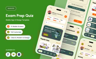 Elinggo – Exam Prep Mobile UI Kit