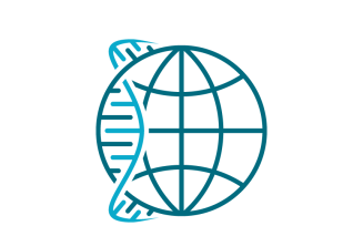 Globe and DNA Helix Logo Template