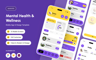 Heartiv – Emotional Care App UI Kit